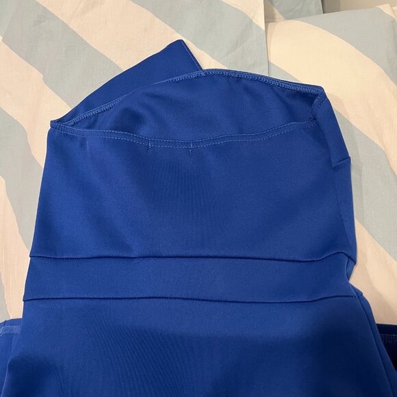 Boohoo Strapless Long Blue Dress - Picture 11 of 15